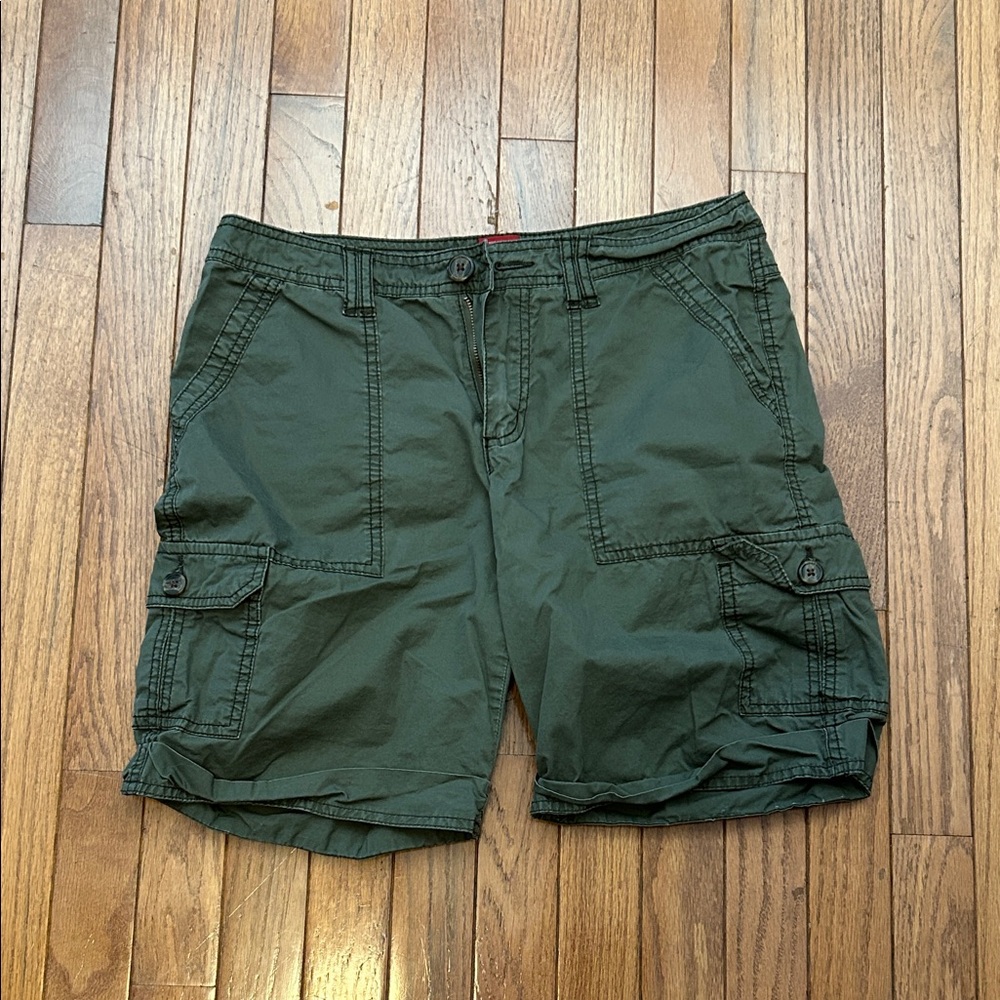 Merona Dark Green Cargo Shorts
